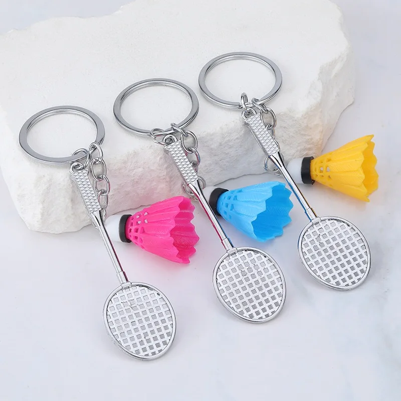

New Badminton Unisex Motorcycle Keychain Hang Decoration Backpack Pendant Couple Outdoor Cycling Sports Motocicleta Accessories