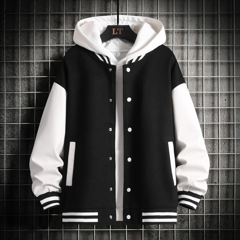 

Новая демисезонная бейсбольная куртка для пар, свободного кроя, для подростков, с воротником, ветрозащитная, длинная, из полиэстера...