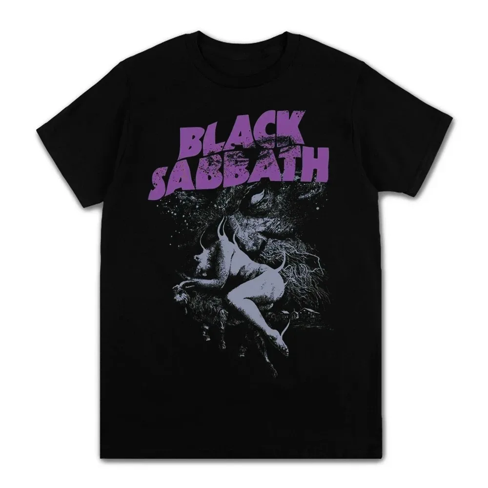 Black Sabbath Black Metal Rock Band T-Shirt, Vintage Street Fashion Casual Top, Pure Cotton Unisex Women And Men T-Shirt