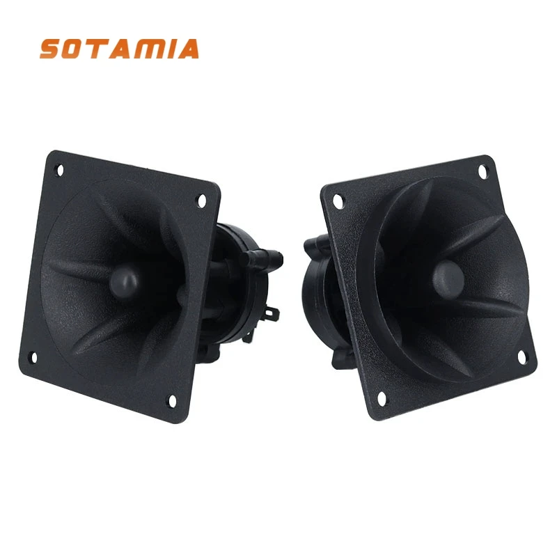 SOTAMIA 2 шт. 3,5 дюйма 150 Вт твитер звуковой динамик пьезоэлектрический керамический динамик зуммер высокие частоты пьезоэлектрический драйвер 85x85 мм