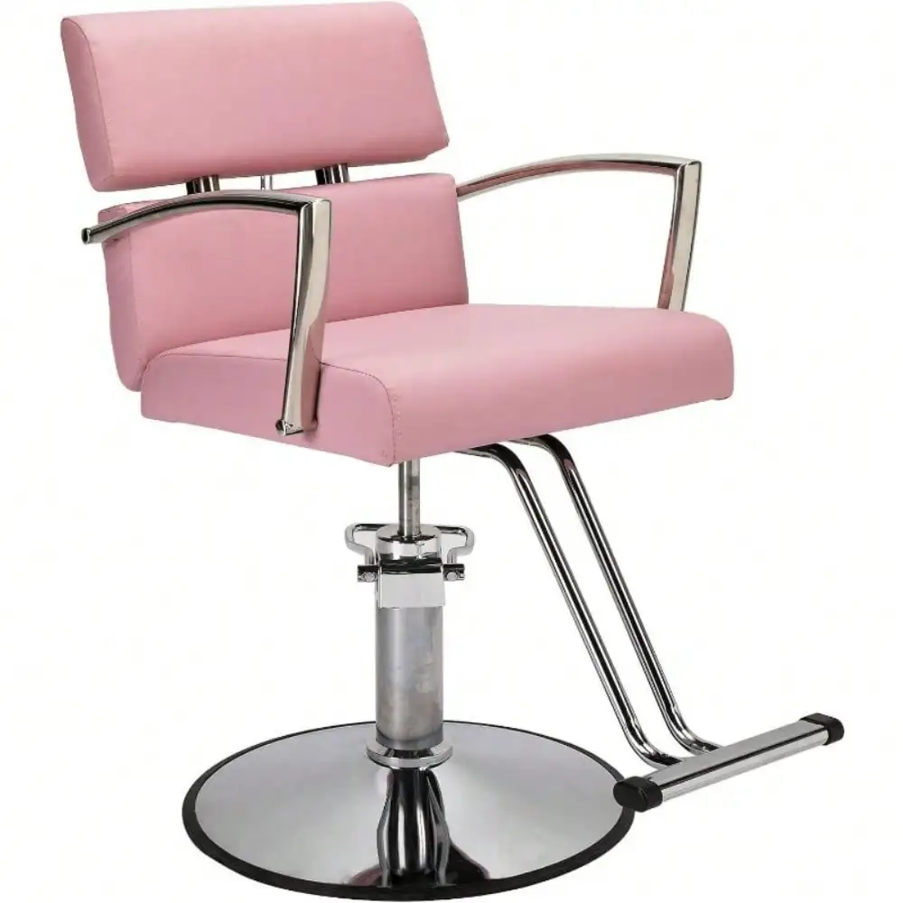 

Beauty Salon & Spa Equipment Hydraulic Barber Chair Hair Styling Chair (Pink)
