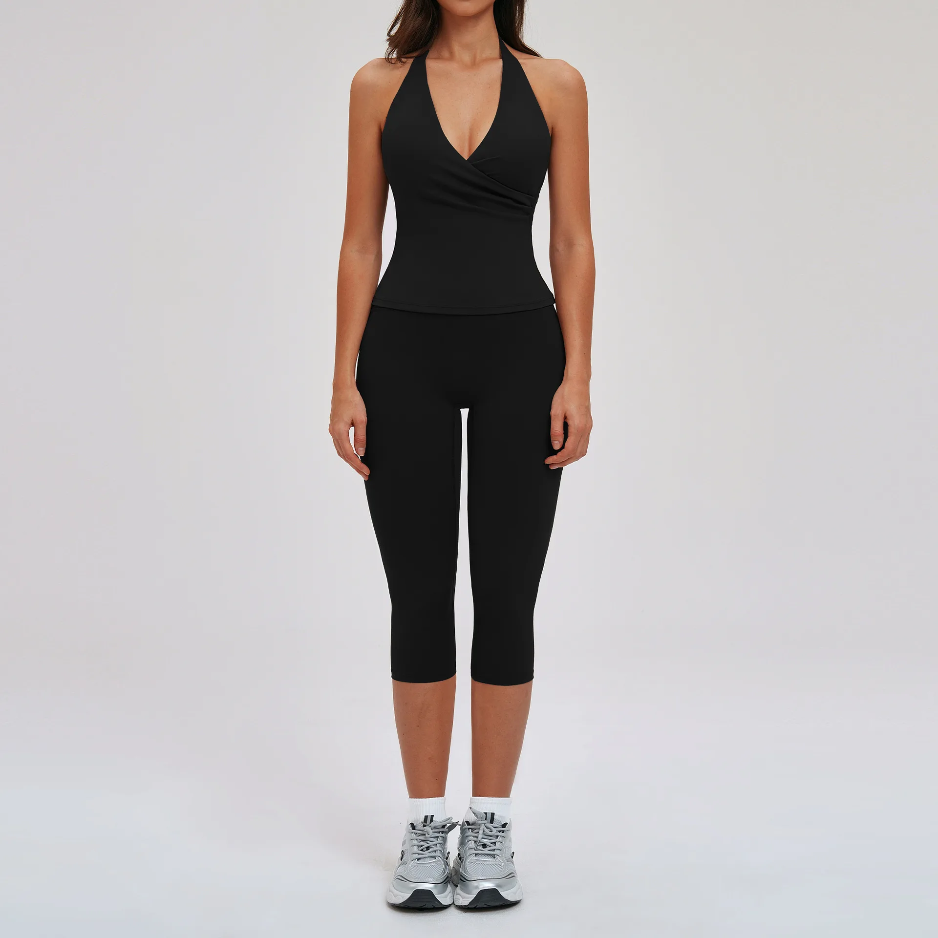 Conjunto de Yoga 2 Peças Femin - Yoga Fitness Kleidung avaliação e preço