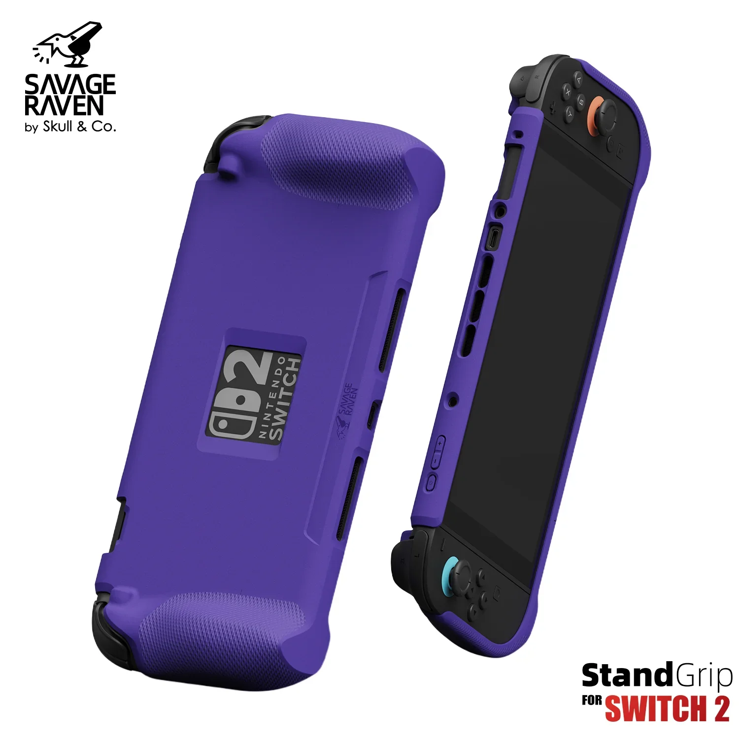 

Savage Raven by Skull & Co. StandGrip for Nintendo Switch 2 Protective Case Standable Cover Soft Shell for NS2 Game Console