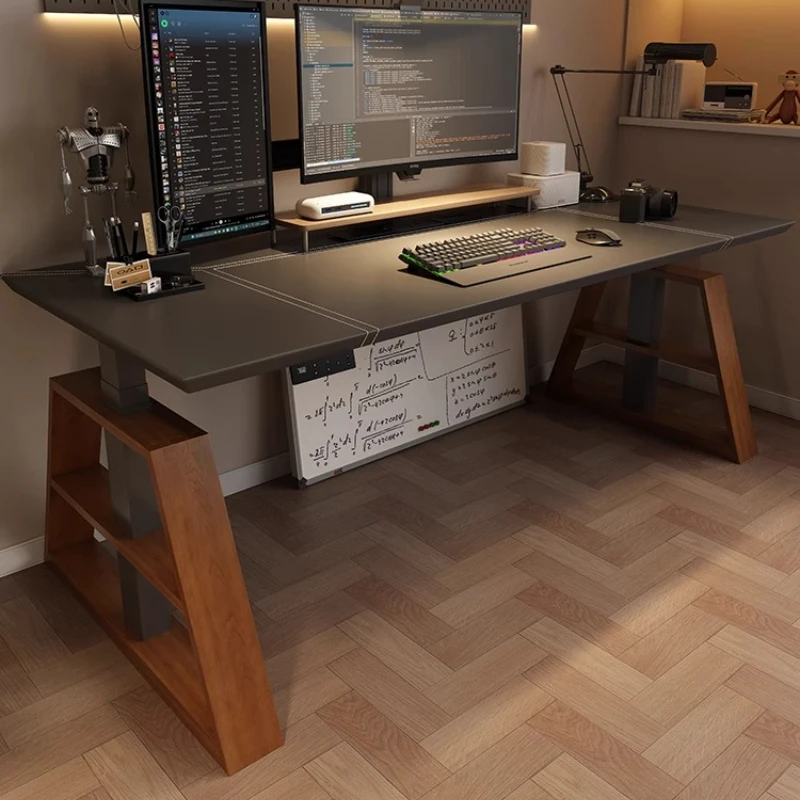 Work Storage Modern Corner Executive Desk Portable Standing Mesa Escriotorio Office Table