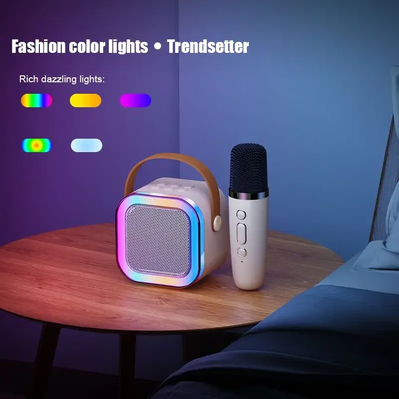 

Home Ktv 2025 Set Mobile Phone TV K-song Mini Karaoke Sing Complete Equipment Portable Wireless Bluetooth Sound Children's Gift