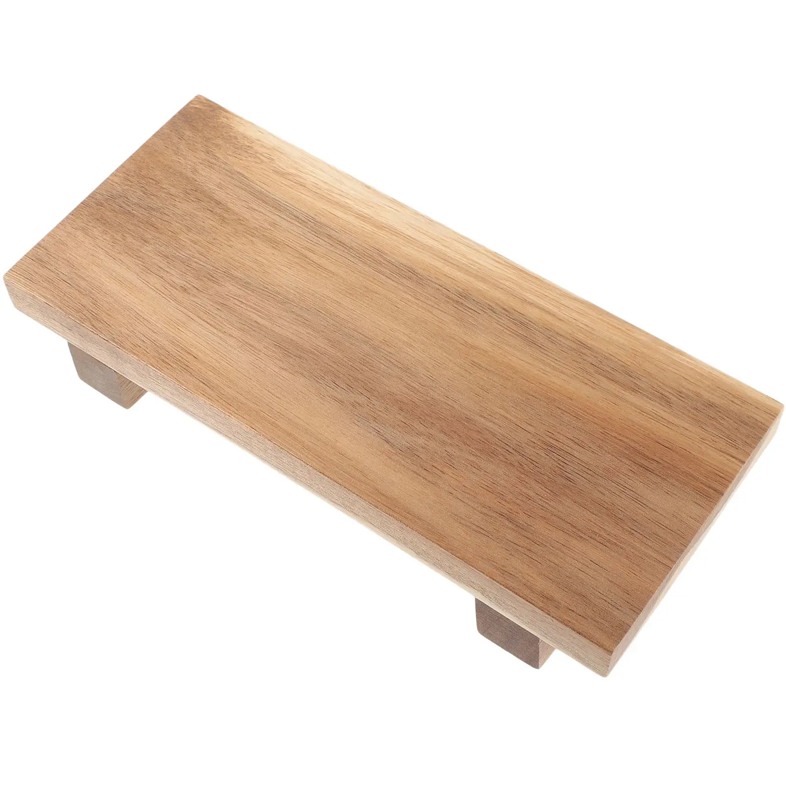 

Wooden Soap Rack Tray for Bathroom Kitchen Counter Display Stand Holder Candle Pedestal Risers Plant Vase Storage