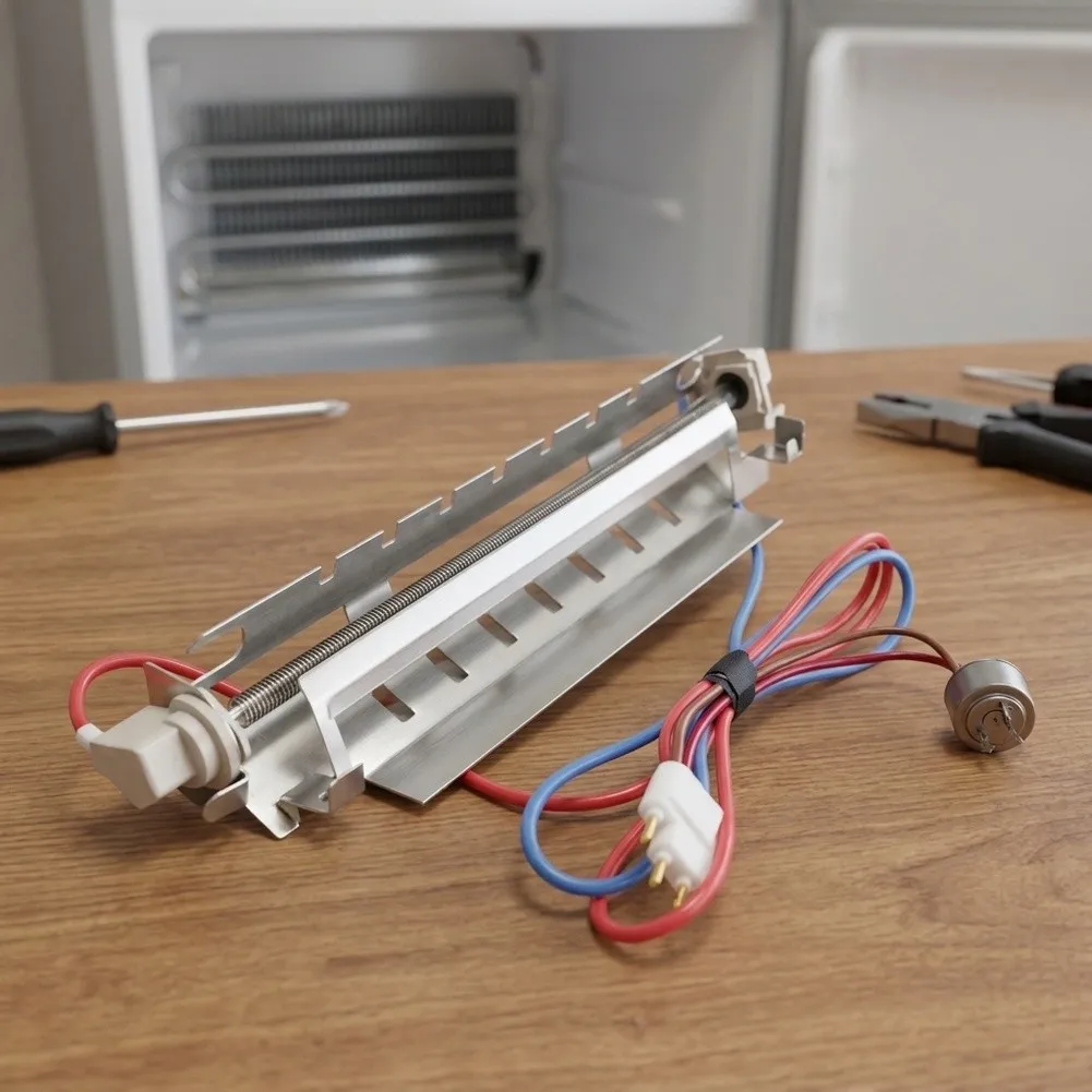 Defrost Heater WR51X10029 for GE and For Kenmore Refrigerator Models Automatic Cycle Control Efficient Ice Buildup Reduction