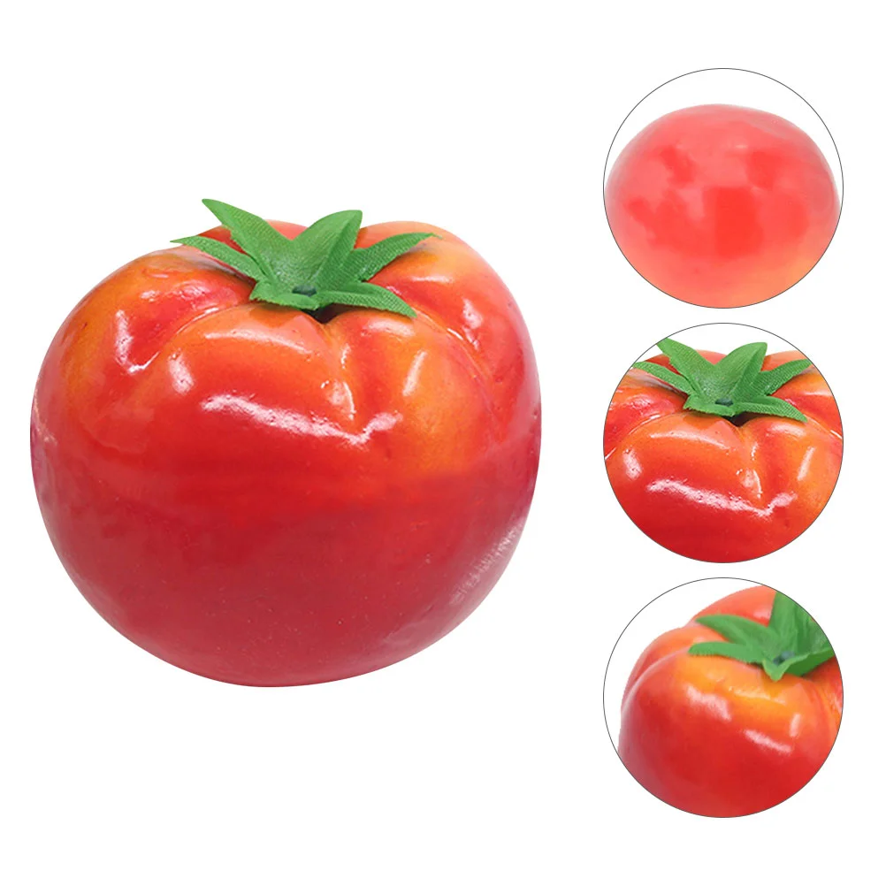 

10 Pcs Lifelike Tomato Model Imitation Plant Decor Fake Fruit Lovely Red Foam Foams Statue