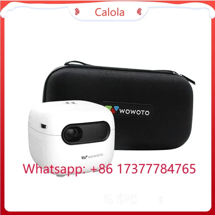Hot WOWOTO Durable Small Pico Projector Portable Android Rechargeable