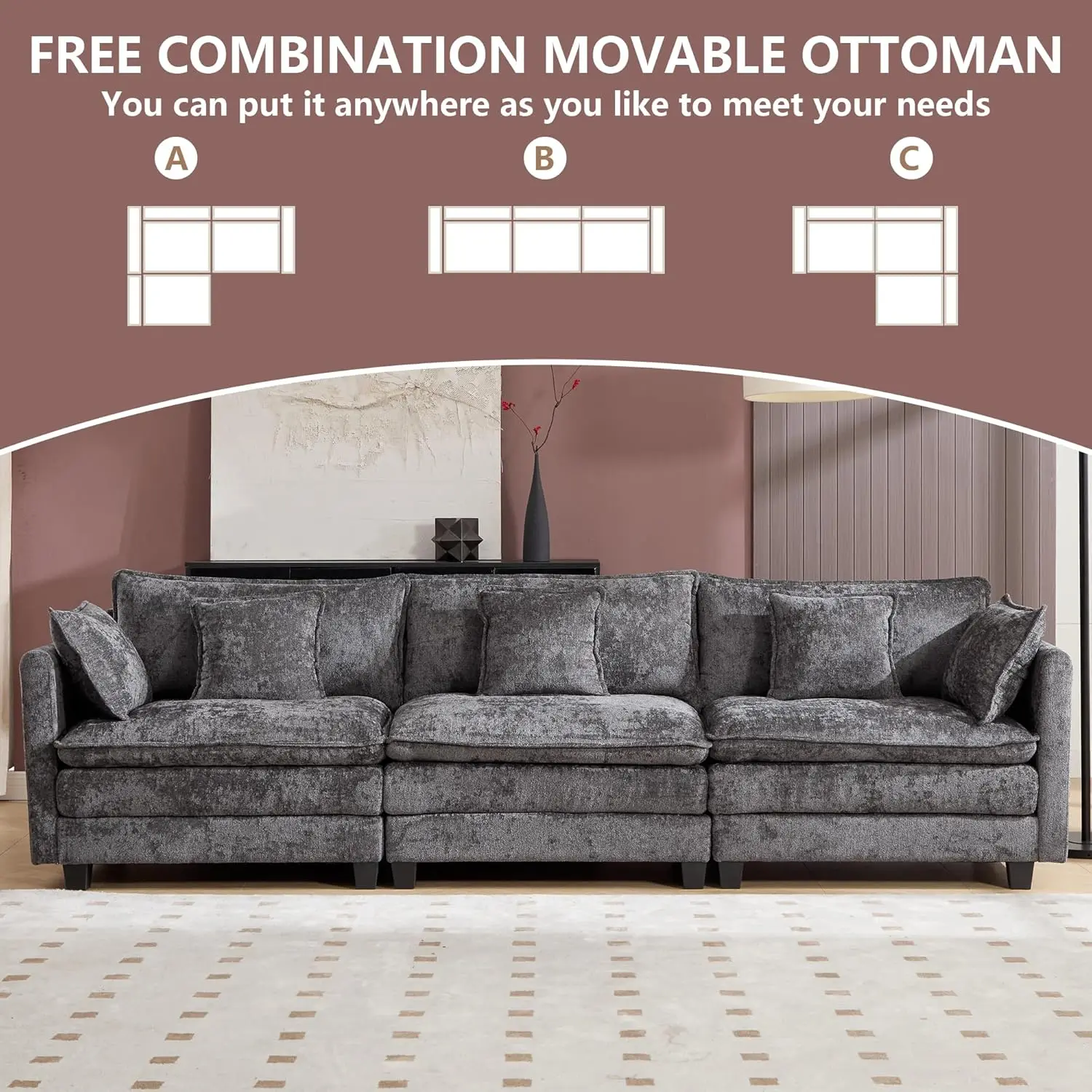 Thumbnail 4 - #37 Best Rated Modular Sectional Sofas to Buy in 2026