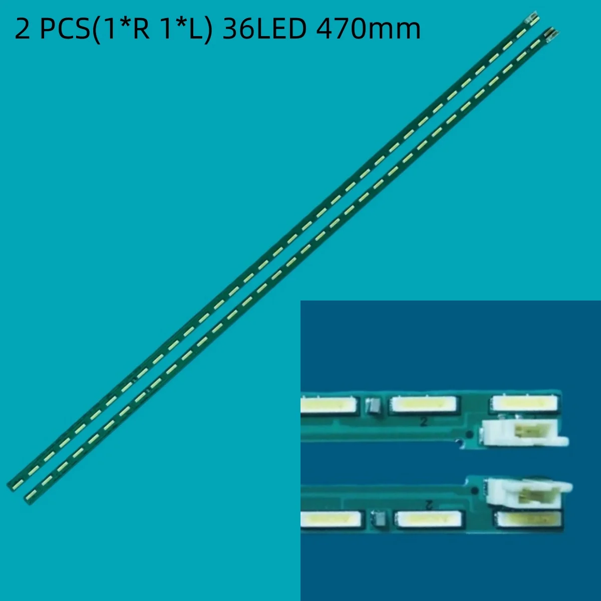 

2 шт. LED-подсветка для телевизоров 43LF5400 UB CA, 43LX310C CA, 43SL5B, 43SM5B, BD G1GAN01 0794A 0793A, MAK632C7801A, MAK63207801A, 43 дюйма, FHD, тип R, REV.04 L