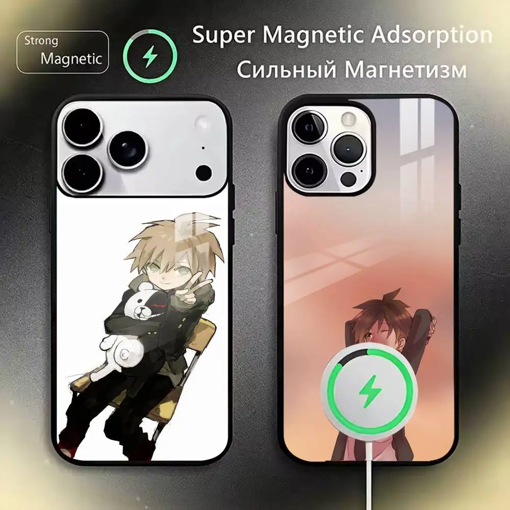

Naegi Makoto Phone Case Magnetic with Magsafe Wireless Charging For iPhone17,16,15,14,13,12,11 Plus,Pro