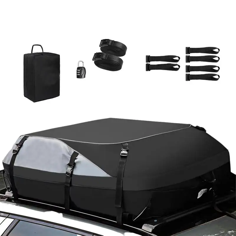 

Universal Auto Rooftop Carrier Bag Waterproof Large Capacity Car Rooftop Luggage soft fabric Auto Travel Rooftop Storage Box