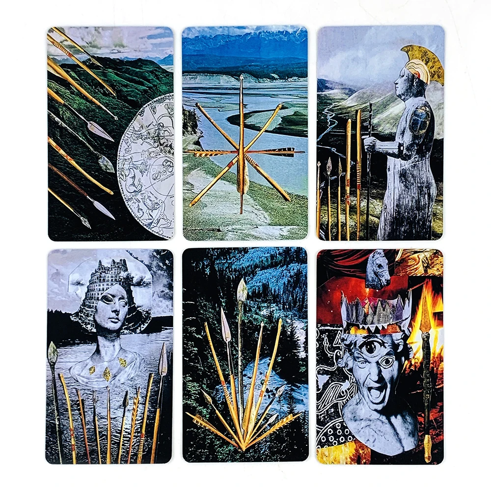 بطاقات التارو الجديدة 78 بطاقة الترفيه بطاقة الترفيه جمع الأسرة لوحة العرافة لعب الورق لعبة التخييم #4