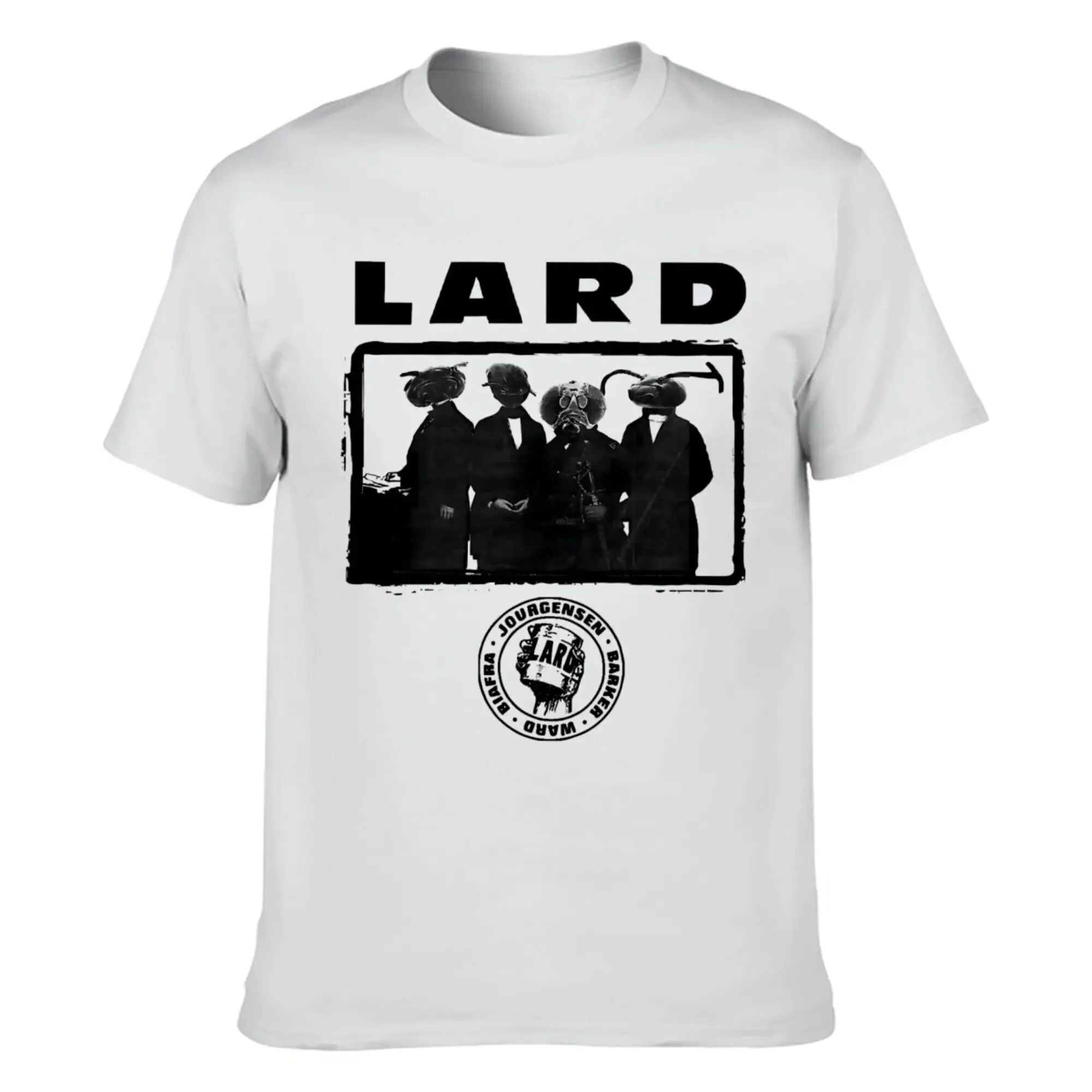 تي شيرت Lard 'Mate' بأكمام طويلة C W Back Print Ministry Revolting Cocks Pigface