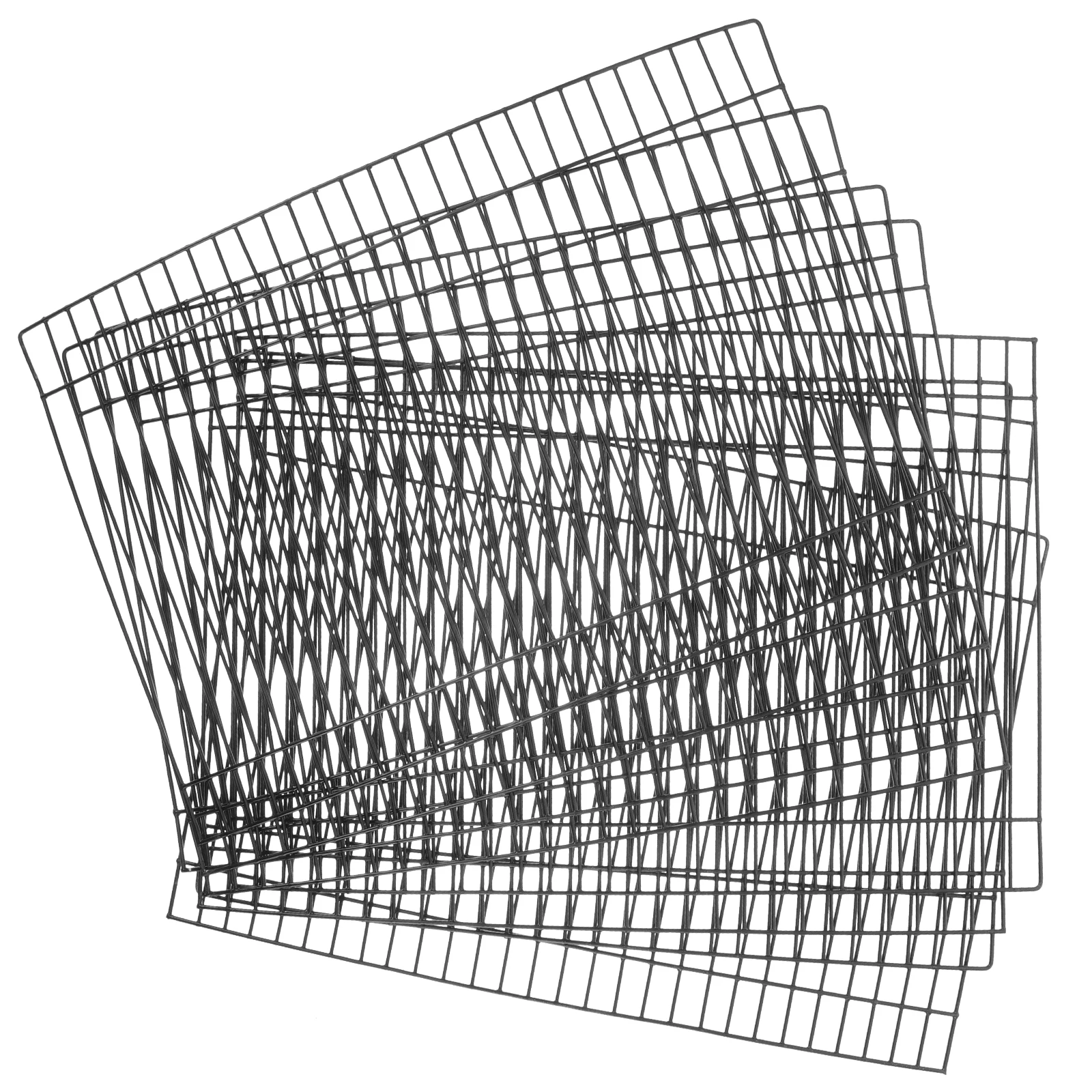 

8pcs Fence Small Animals Enclosure 23x35cm Black Panels Metal Pet Isolation Playpen Playpen for Hamsters Safe Indoor Gate