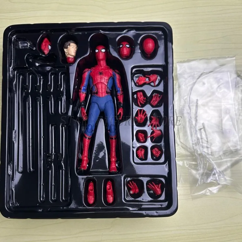 Mafex 107 Miles Morales Action Figure 13cm PVC Model Marvel Spider