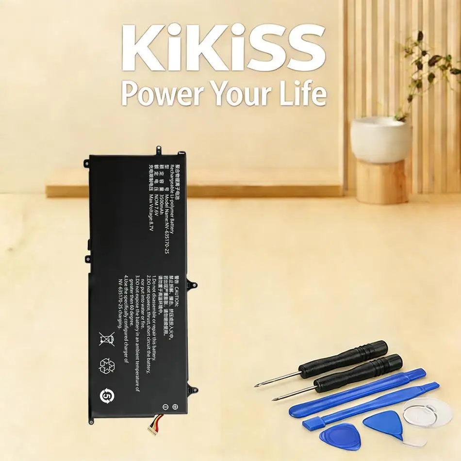 

Долговечная аккумуляторная батарея для ноутбука NV-635170-2S 4200 мАч для Chuwi Minibook CWI526, высокая емкость