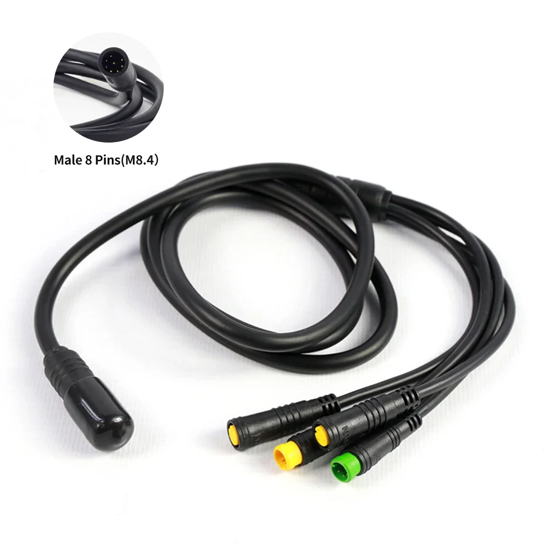 BAFANG-Waterproof EB-Bus Cable for BBS BBSHD, Mid Motor Display, Brake Lever, Thumb Throttle Connector, Electric Bike Part, 1T4