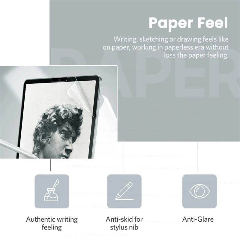 For iPad Pro 13 Pro13 2024 iPadpro 7th 2PCS Paper Feel Matte Writing Painting Screen Protector Matte Film i Pad Air 13 11 Air6th