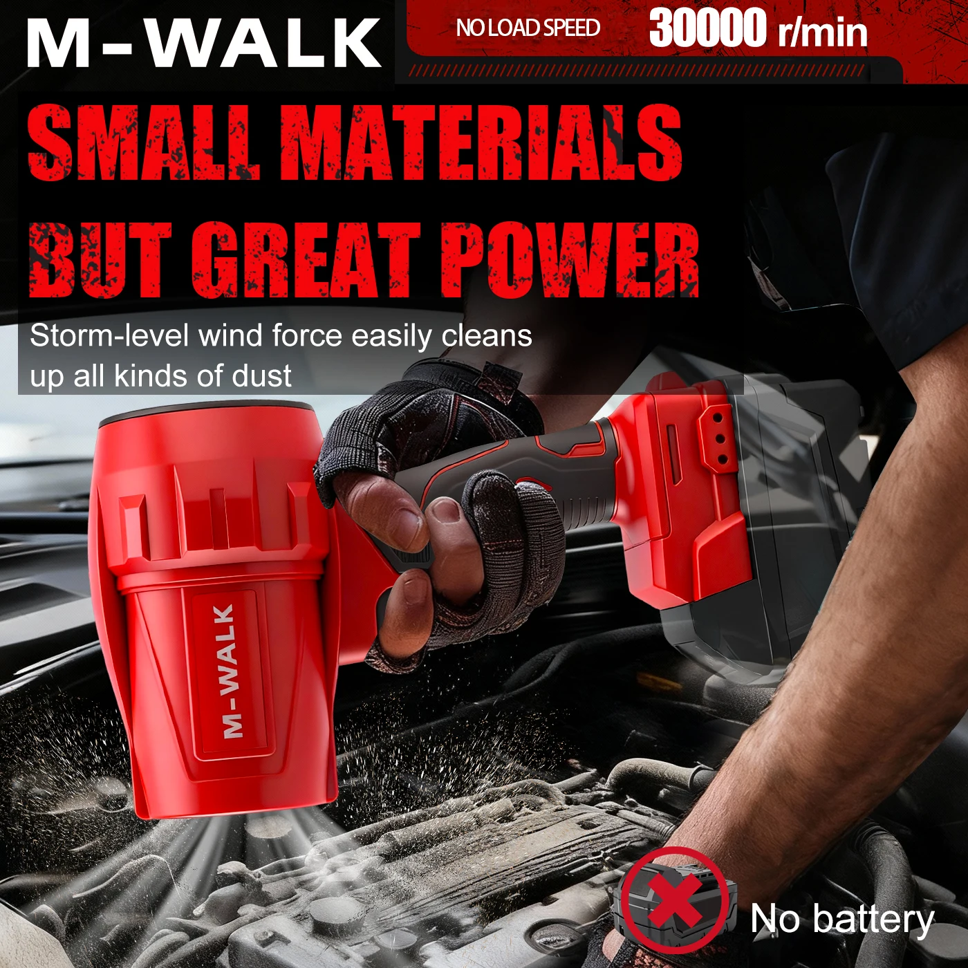 200M/S Cordless Electric Blowe - огляд і ціна Dryer Car Blower