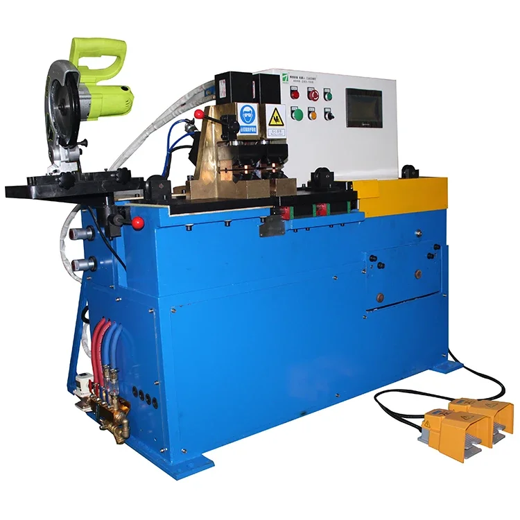 Aluminum Tube And Copper Wire Ordinary Carbon Steel Resistance Butt Welding Equipment Hydraulic   Machine