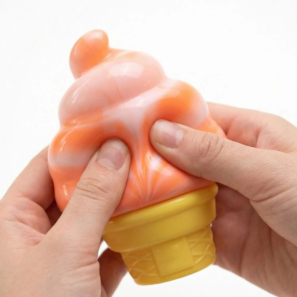Ice Cream Squeeze Squishy, Ice Cream Cone Squishy, Easter Basket Stuffers, Party Favors