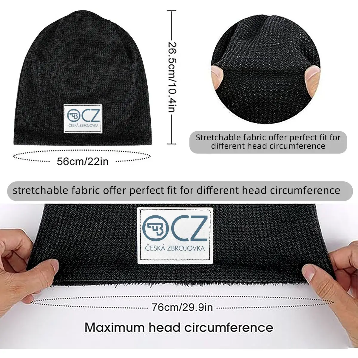 Ceska Zbrojovka تشيكوسلوفاكيا (1) قبعة دافئة مبطنة بالصوف الهيب هوب بونيه قبعة الخريف الشتاء في الهواء الطلق قبعات حريمي للرجال النساء الكبار #4