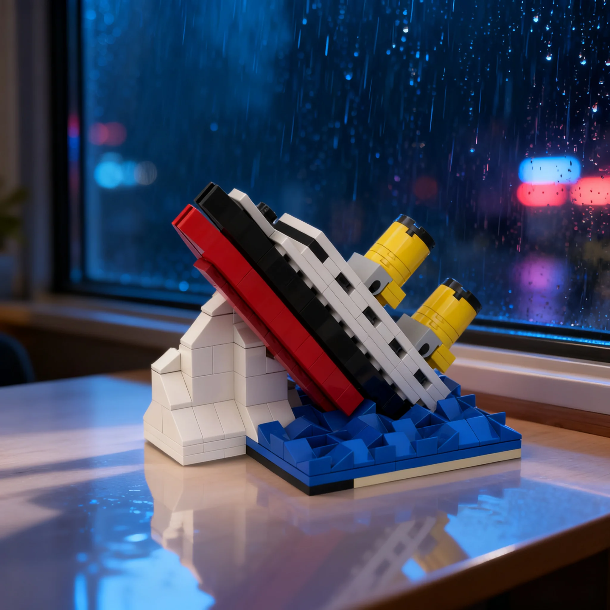 234 pièces MOC Titanic Modèle de bateau miniature Blocs de construction Jouet d'architecture Cadeaux de Noël Anniversaire DIY Éducation des enfants à assembler