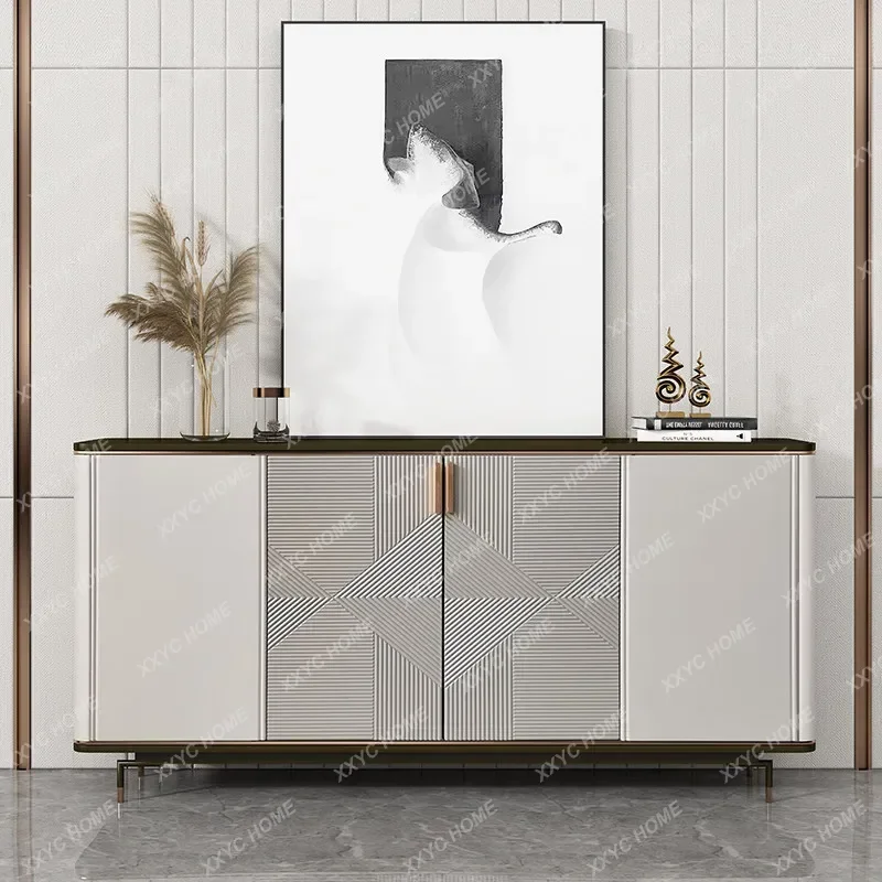 XXLight luxury door cabinet, front door decoration cabinet, living room partition dining side cabinet