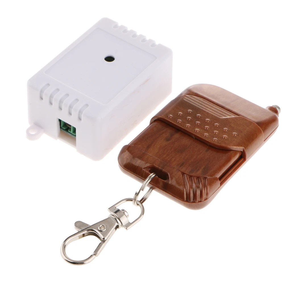 DC 12V 10A Relay 1 Saluran RF Remote Control Switch Pemancar + Penerima,