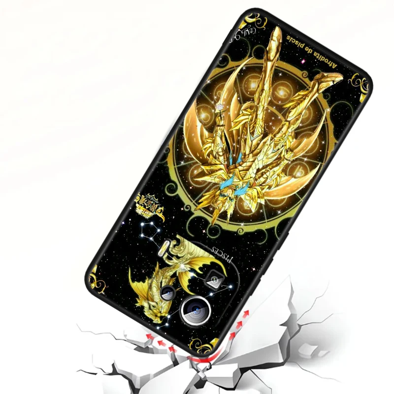 Saint Seiya 12 Constellations For Xiaomi Mi 14 13T 13 12T 12 11T 11i 11 10T 10 Pro Lite Ultra 5G Black Funda Phone Case