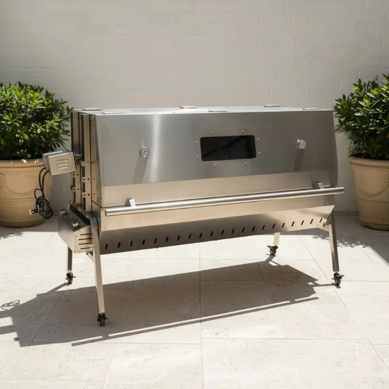 Airo TOSHINE BBQ Rotisserie Charcoal Grill Spit Roaster Adjustable Stainless Steel Pig Lamb Backyard Commercial Use Customized