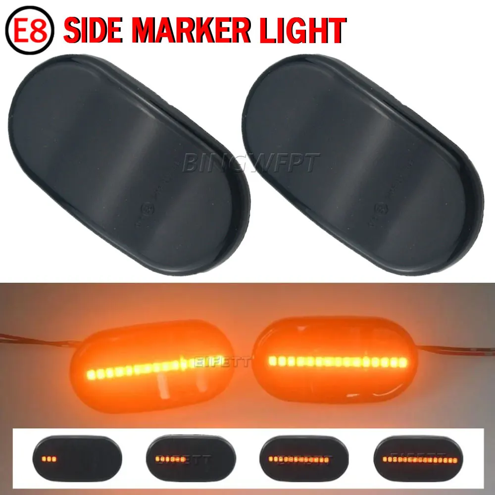 2 uds marcador lateral Led indicador de señal de giro luz repetidora para SUZUKI JIMNY JB64W JB74 JB23 JB64 1999-2019