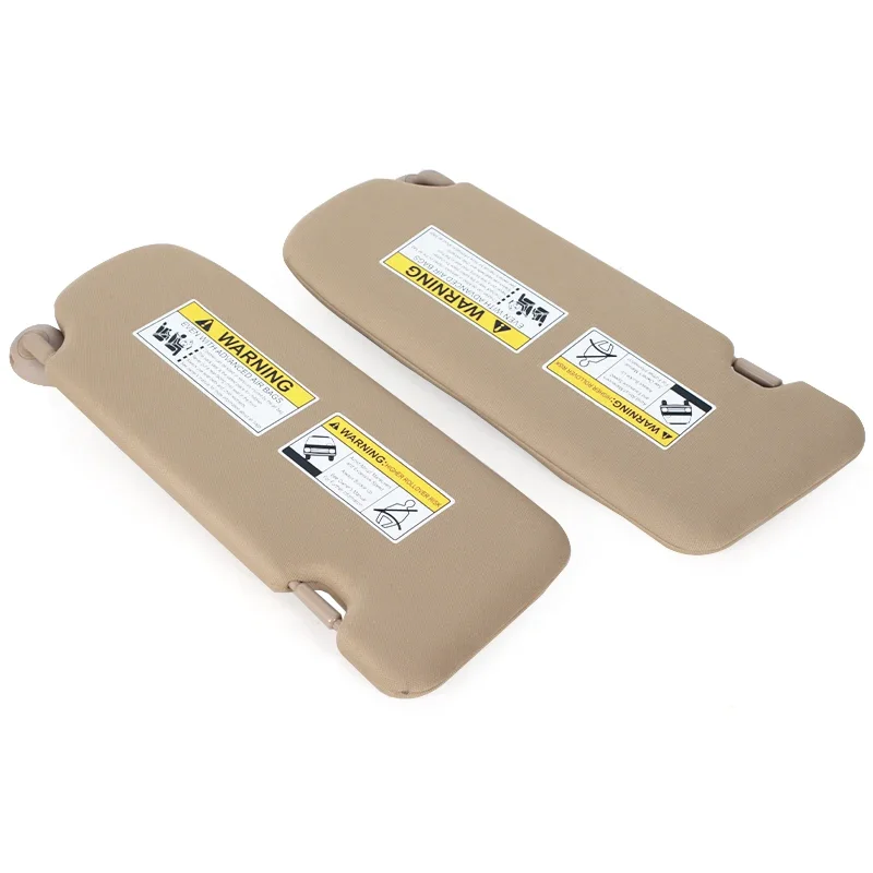 Beige Car Panel Sunvisor With Light Makeup Mirror Sunscreen Shade Inner Sun Visor For Honda CRV 2017 2018 20192020 2021 2022