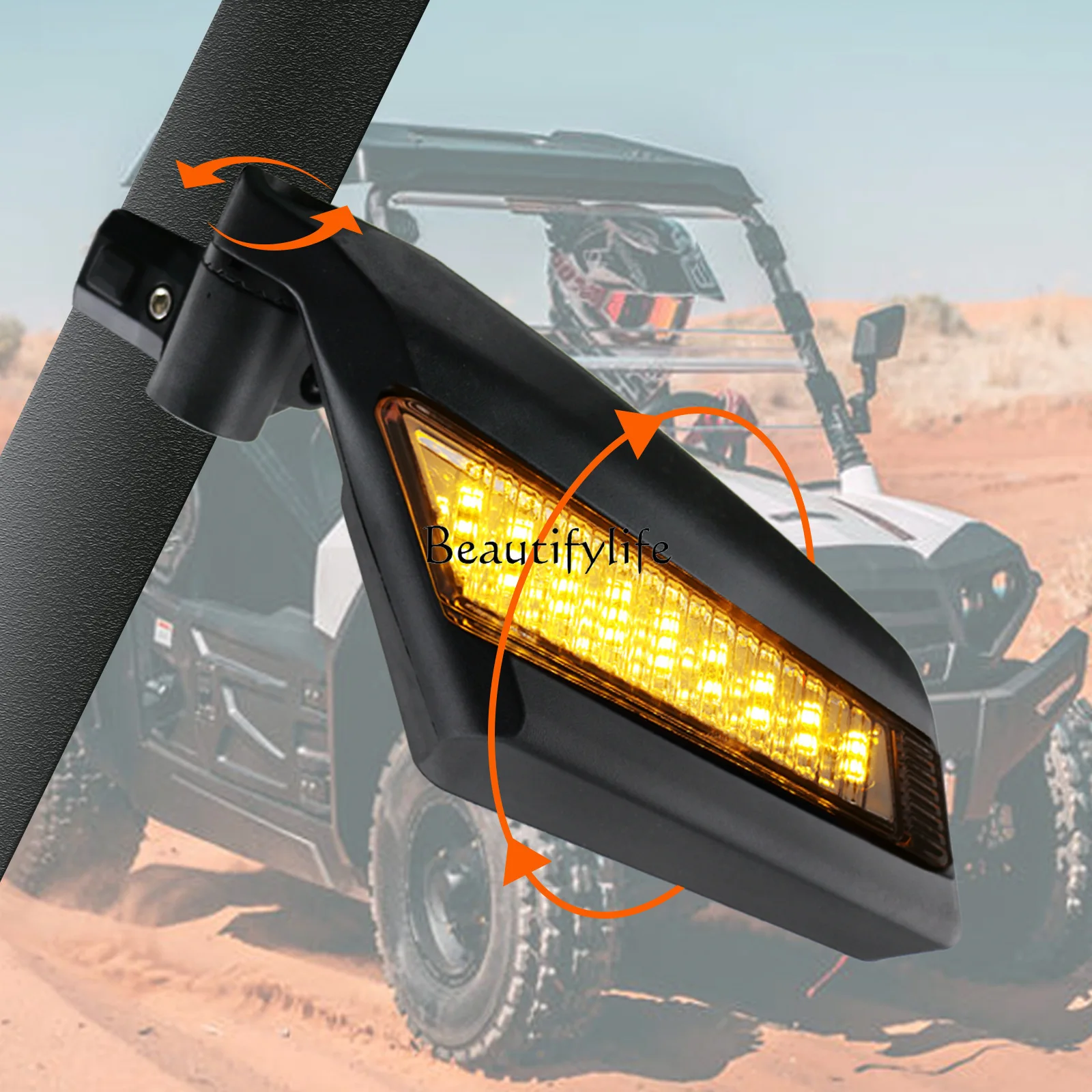 2 Cross-border dedicated motorcycle UTV/ATV side mirror ATV modified rearview mirror