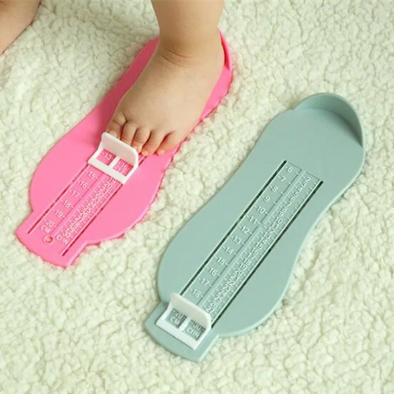 1Pc Baby Foot Measuring Gauge, Infant Toddler Shoe Size Ruler Tool Random Color Foot Measure