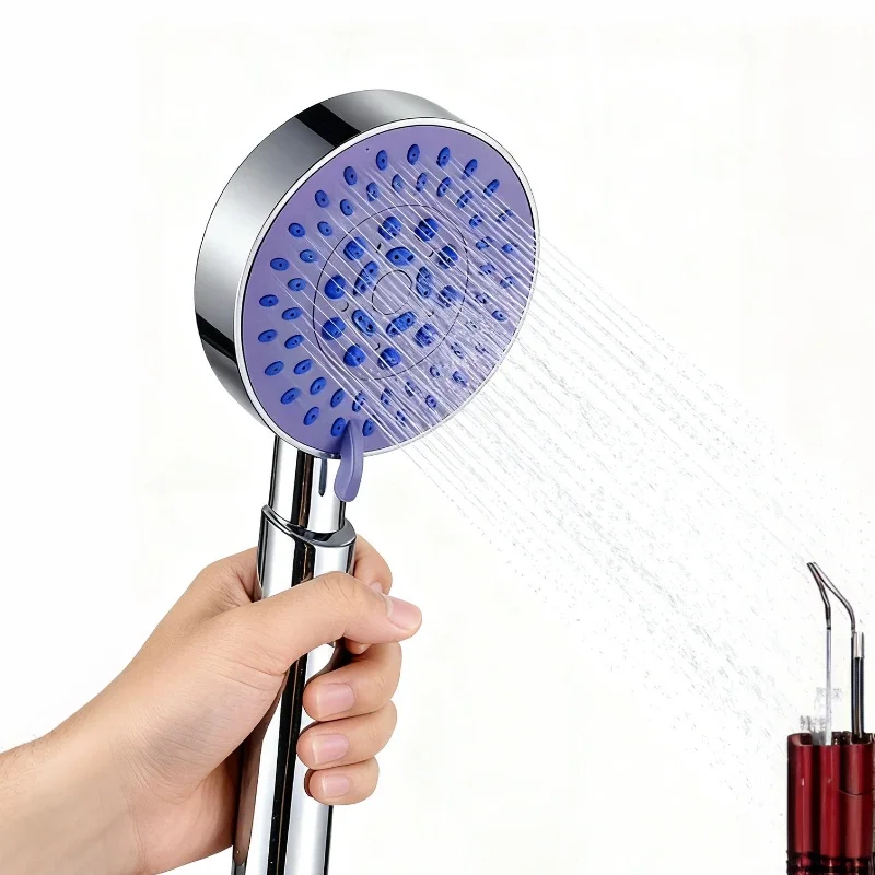 Ajustável grande chuveiro de água casa banheiro cabeça chuveiro multifuncional impulsionador cabeça chuveiro do banheiro acessórios ferramentas