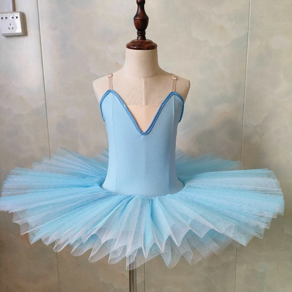

Little Swan Lake Stage Performance Practice Girls Dress TuTu Skirt Kids Clothes Children's Ballet Dance Performance Costume