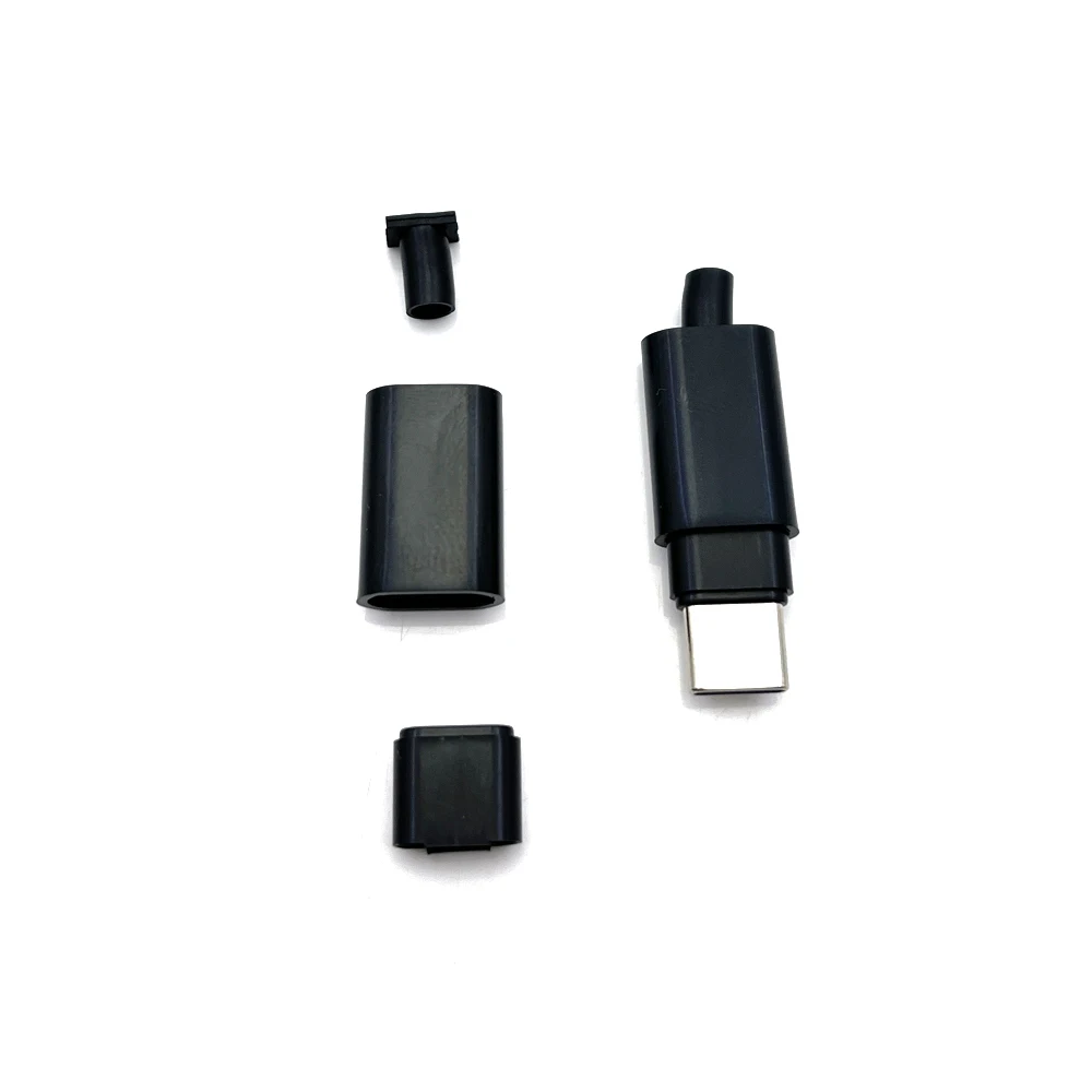 10sets type-C connector Male plug plastic insulation shell accessories USB type c shell data cable charging cable metal shell - Image 4