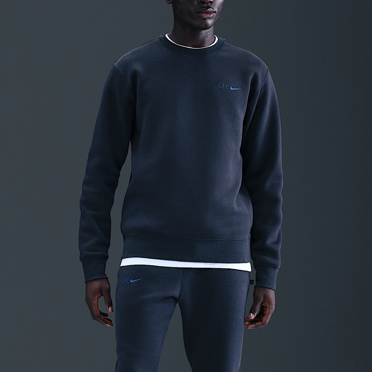Nike genuine warm autumn men's velvet knit sports sweatshirt HQ1478-451