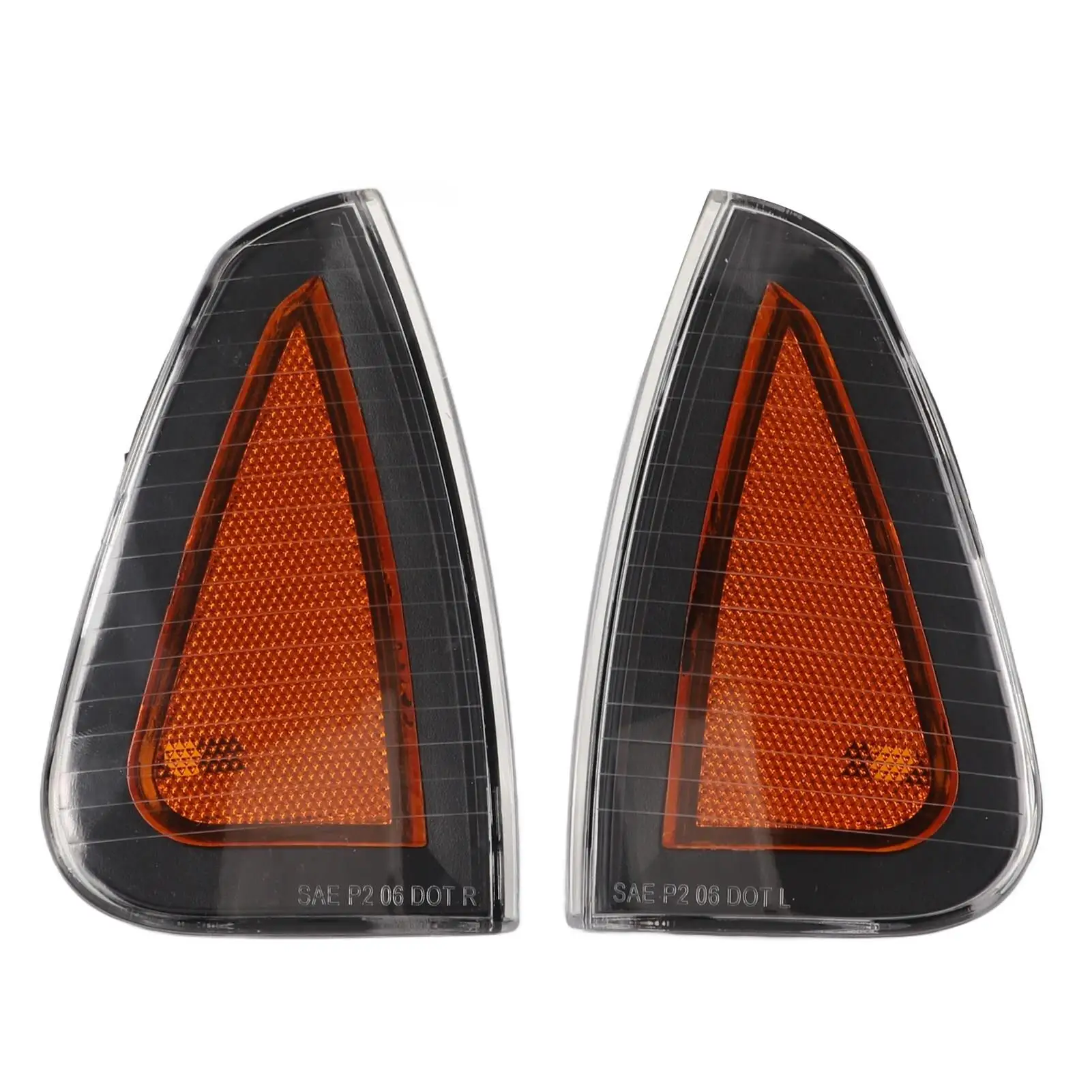 2 Pcs Front Turn Signal Light Cover 4806218AD Side Marker Lamp Cover for Dodge LX for SRT 8 2006 2007 2008 2009-2010