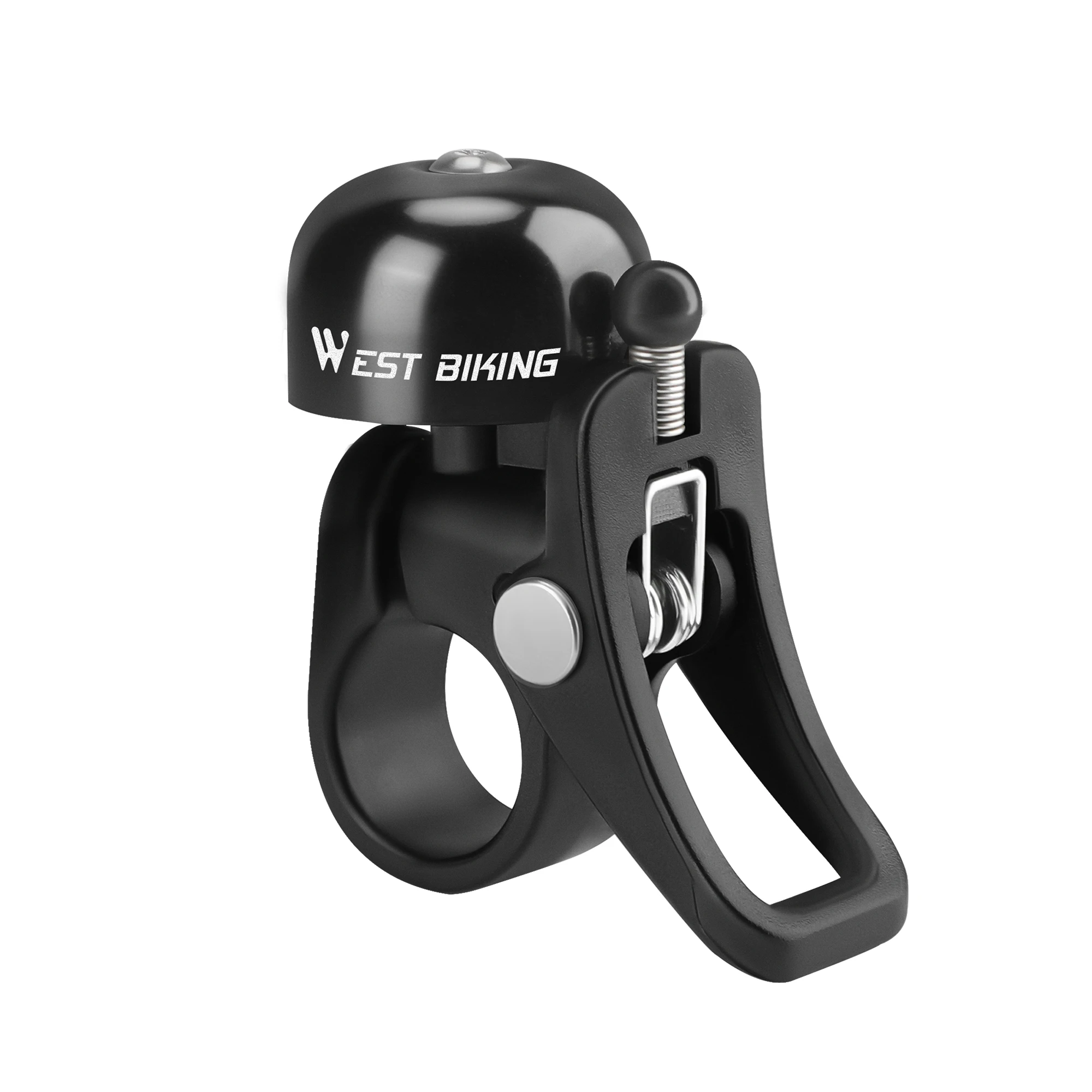 AliExpress West Biking WEST BIKING Retro Bicycle Bell Mini Bicycle Handlebar Bell Aluminum Alloy Bike Horn Cycling Alarm MTB Road Bike Accessories