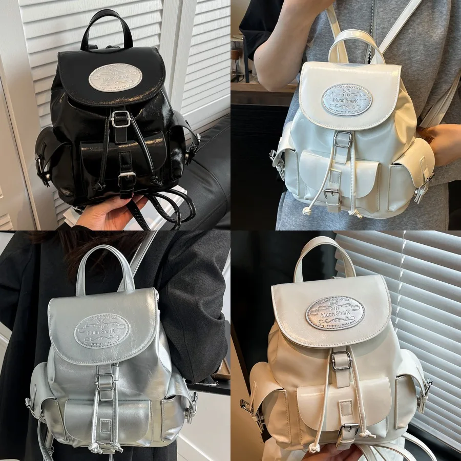 

【New style】Korean backpack bag women's summer new fashionable preppy style backpack simple large-capacity casual travel bag
