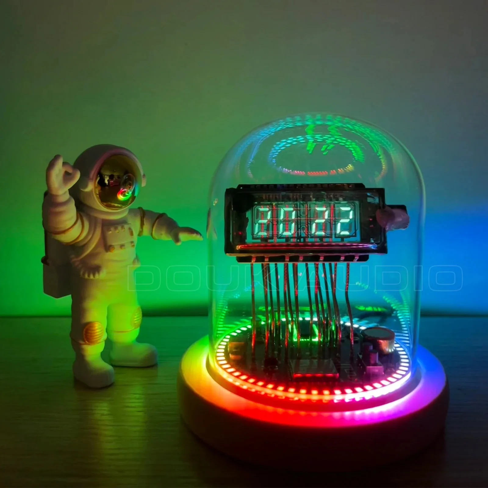 Relógio VFD Retro Referência Nixie Tube Clock WIFI RGB Display LED Decoração de mesa Presente Mantel para casa