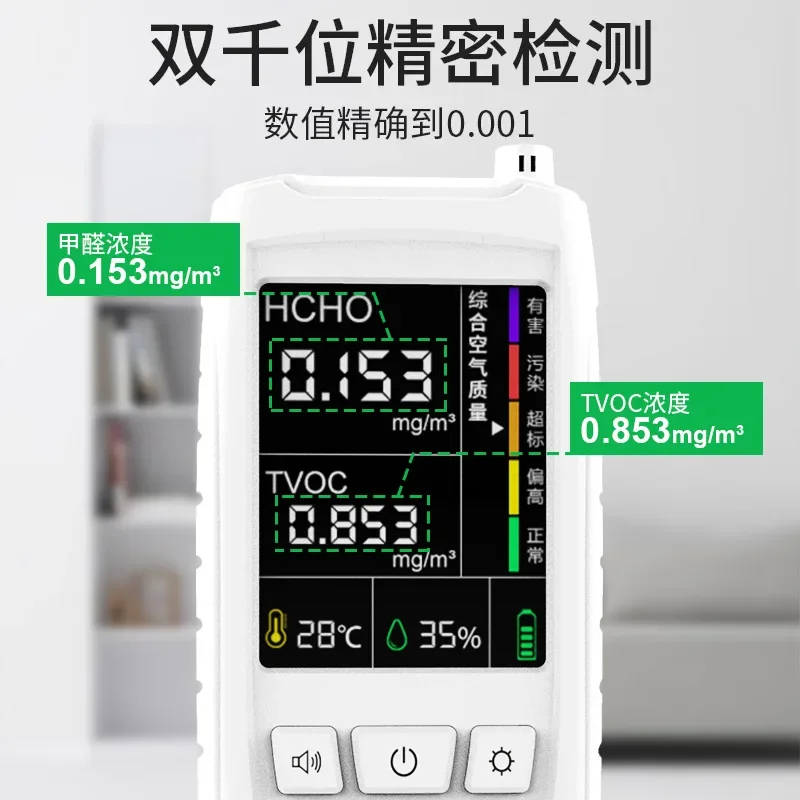 Fine Division Formaldehyde Detector, Air Quality Detector, Testing Instrument, Analytical Instrument, Gas