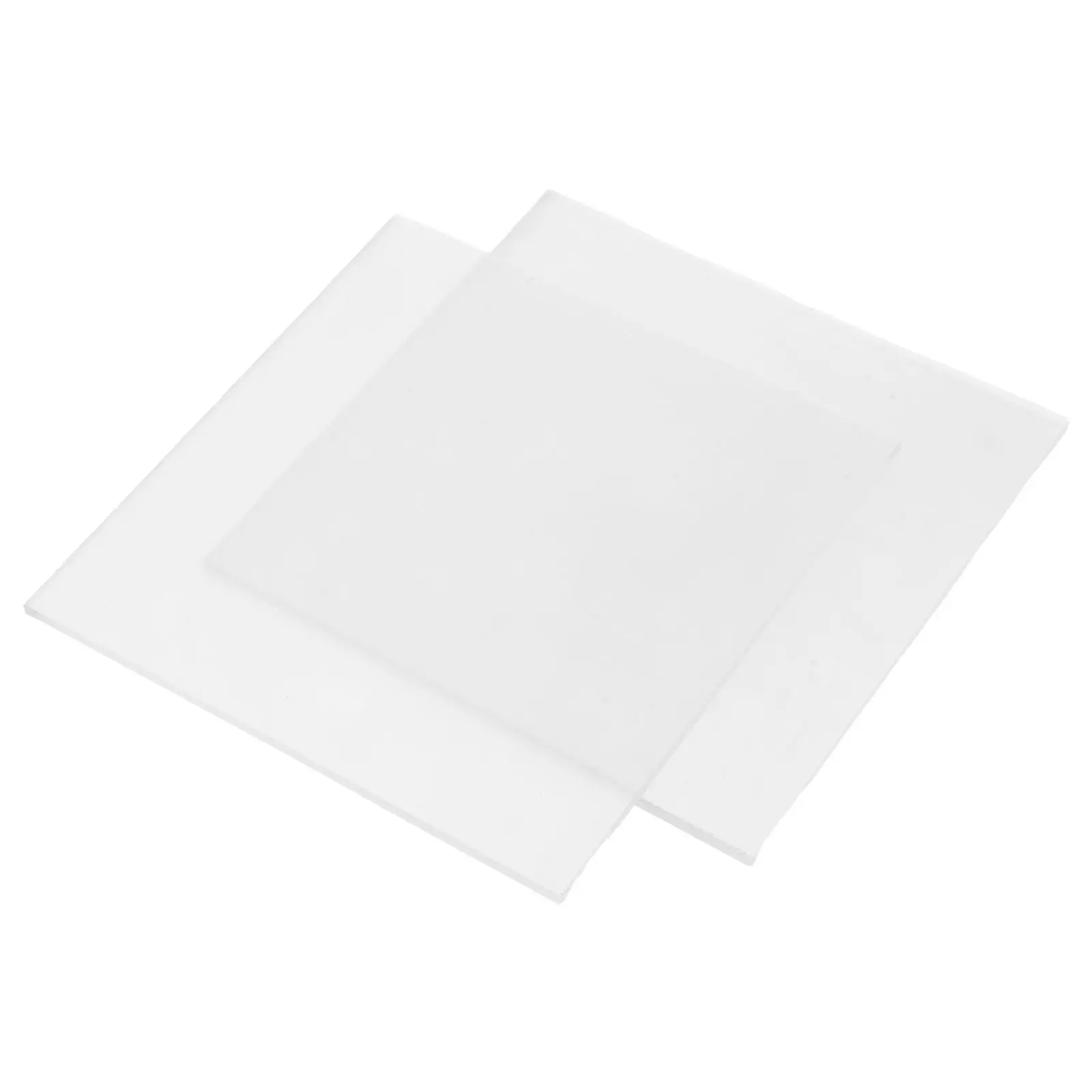 2Pcs Glass Palette for Pigment Grinding Flat Bottom Mineral Oil Watercolor Paint Making Plate Manual Grinding Art Supplies