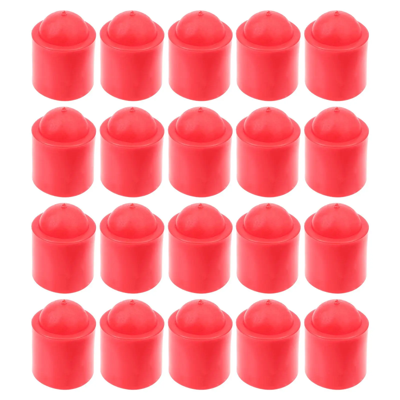 

50pcs Billiard Cues End Protectors Black Rubber Material Long Use Pocket Box Snooker Pool Parts