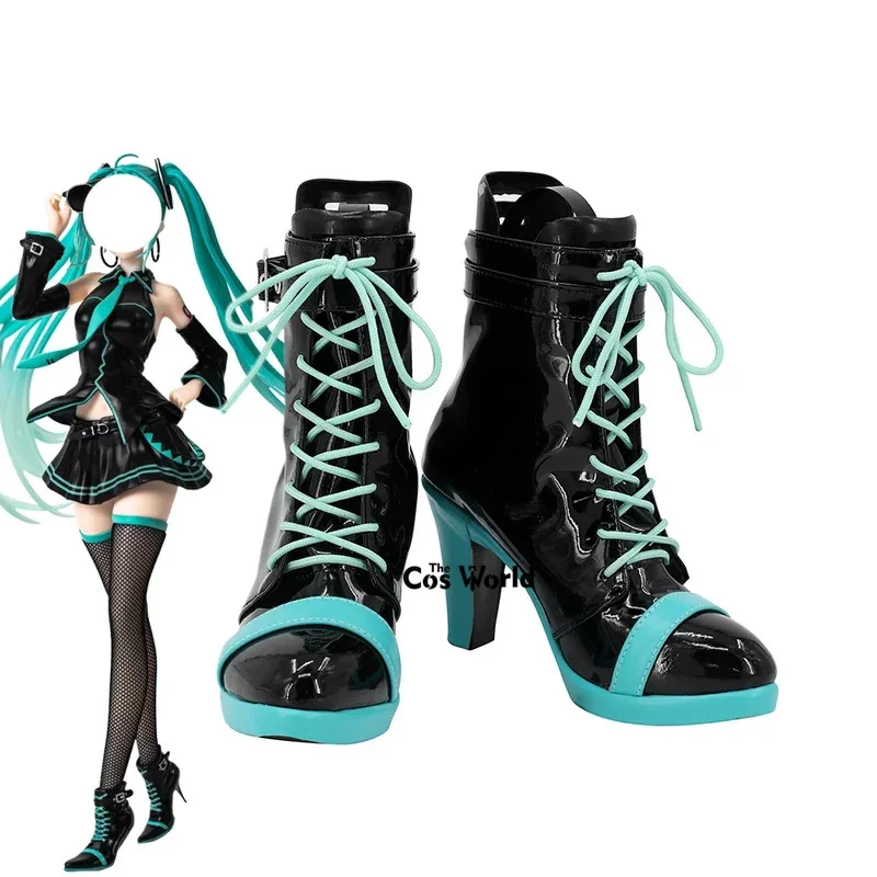 

VOCALOID 16th Miku Kaleidos Studio Обувь для косплея в стиле аниме Сапоги