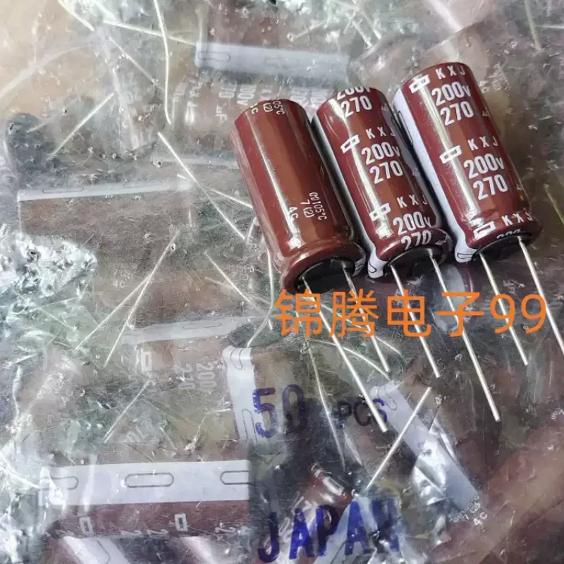 10-100pcs 200V 270uf 16x35 Japanese Black Diamond KXJ 200V 270UF high-frequency low resistance electrolytic capacitor